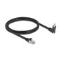 DeLOCK Cable de Red GigE Cat6 S/FTP 1 m Negro