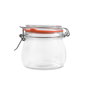 La Mediterranea Tarro Hermético Vidrio Clip 500 ml (12 Unidades)