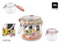 La Mediterranea Tarro Hermético Vidrio Clip 500 ml (12 Unidades)