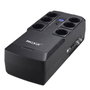 Phasak Kryptos 800VA SAI Interactivo con 6 Tomas y USB de Carga