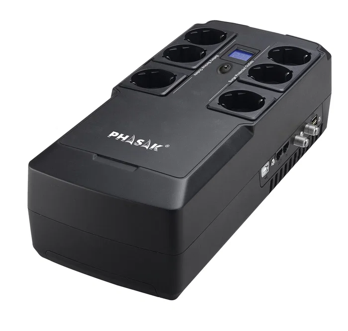 Phasak Kryptos 800VA 480W Interactivo Grafito