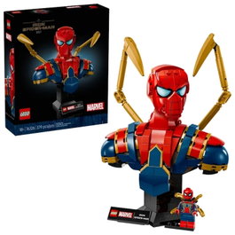LEGO Marvel Busto de Iron Spider-Man set de construcción para coleccionistas adultos