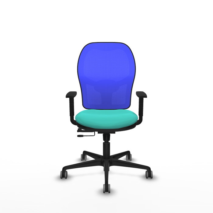 PIQUERAS Y CRESPO Silla de oficina Jorquera con mecanismo Sincro/Traslack, Turquesa y Azul PIQUERAS Y CRESPO Silla de oficina Jorquera con mecanismo Sincro/Traslack, Turquesa y Azul