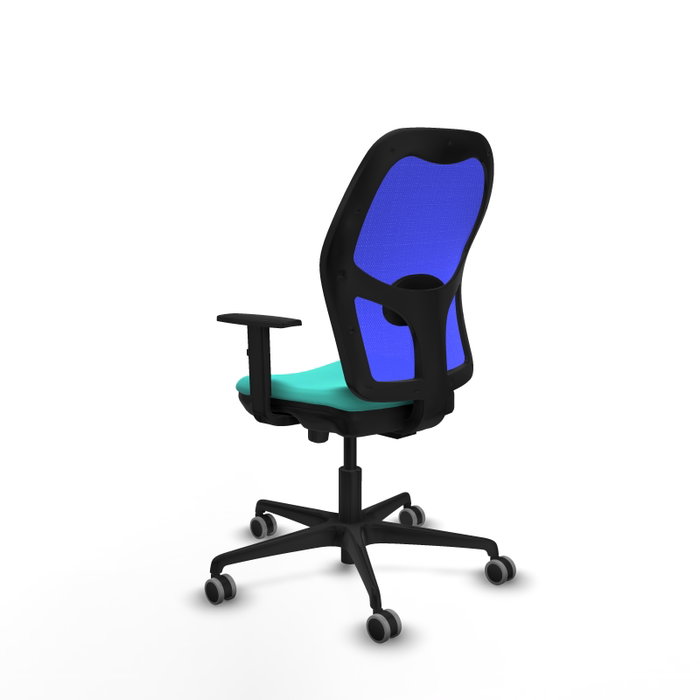 PIQUERAS Y CRESPO Silla de oficina Jorquera con mecanismo Sincro/Traslack, Turquesa y Azul PIQUERAS Y CRESPO Silla de oficina Jorquera con mecanismo Sincro/Traslack, Turquesa y Azul