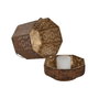 DKD Home Decor Set de 3 Portavelas de Metal con Acabado Envejecido