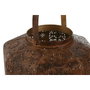 DKD Home Decor Set de 3 Portavelas de Metal con Acabado Envejecido