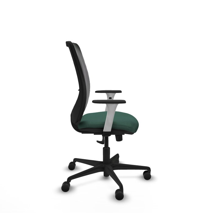 PIQUERAS Y CRESPO Silla de oficina Zulema con mecanismo Sincro, Verde botella y Negro PIQUERAS Y CRESPO Silla de oficina Zulema con mecanismo Sincro, Verde botella y Negro