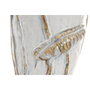 DKD Home Decor Jarrón de Cerámica Blanco y Azul 27x27x35 cm