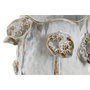 DKD Home Decor Jarrón de Cerámica Blanco y Azul 27x27x35 cm
