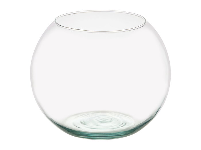 Giftdecor Pecera Cristal Transparente 34x34x27.5 cm (35cm) con Boca de 21 cm Giftdecor Pecera Cristal Transparente 34x34x27.5 cm (35cm) con Boca de 21 cm