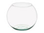 Giftdecor Pecera Cristal Transparente 34x34x27.5 cm (35cm) con Boca de 21 cm