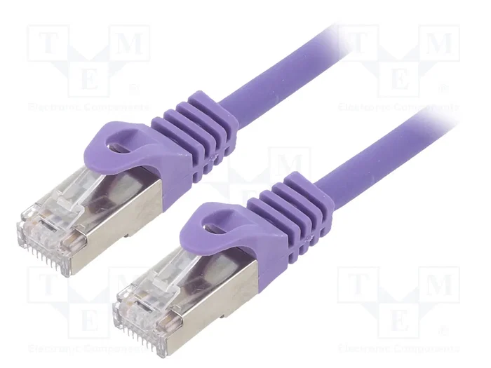 GEMBIRD Patch cord Cat 6a S/FTP Violeta 1m GEMBIRD Patch cord Cat 6a S/FTP Violeta 1m
