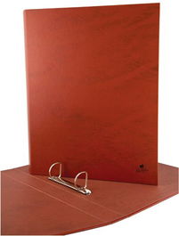 Carpeta De Anillas Mariola Carton Forrado Sc Fº 4 An.Mixtas 25Mm Cuero