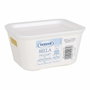 Caja de Almacenaje con Tapa Bella Blanco 13,9 x 11,4 x 7,2 cm (12 Unidades)