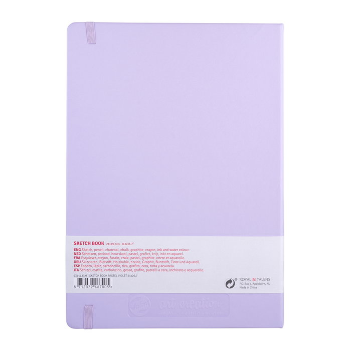 Talens Art Creation Cuaderno de Bocetos Violeta Pastel 21 x 29.7 cm Talens Art Creation Cuaderno de Bocetos Violeta Pastel 21 x 29.7 cm