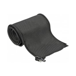 DeLOCK Manga tejida con cierre de cremallera 1 m x 35 mm negro