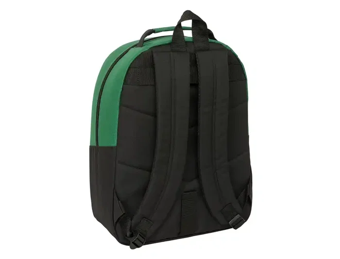 Mochila Escolar BlackFit8 Varsity Negro Verde 32 x 42 x 15 cm