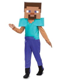 Disfraz para Niños Minecraft Steve 2 Piezas