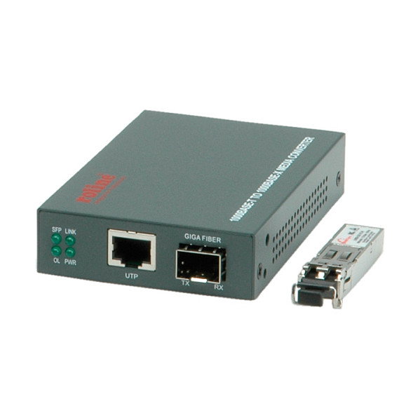 ROLINE Convertidor Gigabit RJ-45 a LC con mini-GBIC