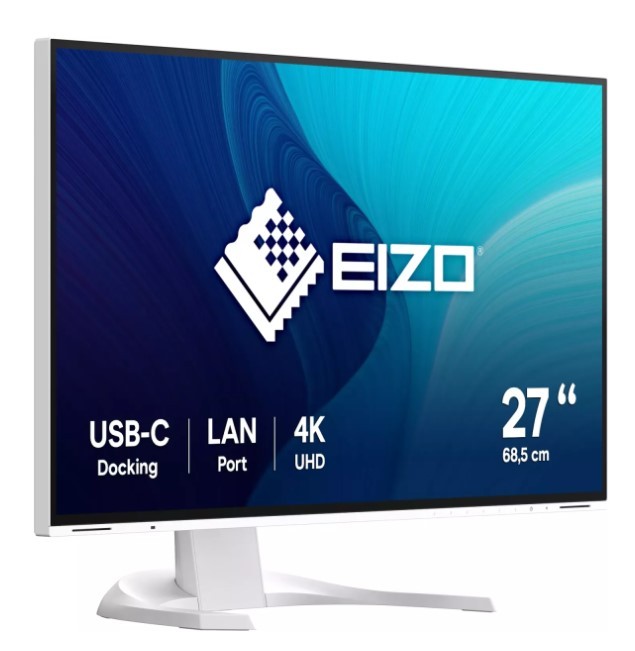 EIZO FlexScan EV2740X-WT Monitor 27" IPS 4K UHD 3840x2160 USB-C 94W Hub EIZO FlexScan EV2740X-WT Monitor 27" IPS 4K UHD 3840x2160 USB-C 94W Hub