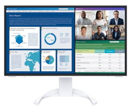 EIZO FlexScan EV2740X-WT Monitor 27" IPS 4K UHD 3840x2160 USB-C 94W Hub