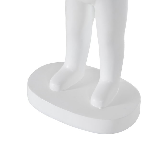 Lámpara Mesa Figura Blanco Resina 18,50 X 14 X 45 cm Lámpara Mesa Figura Blanco Resina 18,50 X 14 X 45 cm