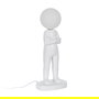 Lámpara Mesa Figura Blanco Resina 18,50 X 14 X 45 cm