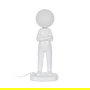 Lámpara Mesa Figura Blanco Resina 18,50 X 14 X 45 cm