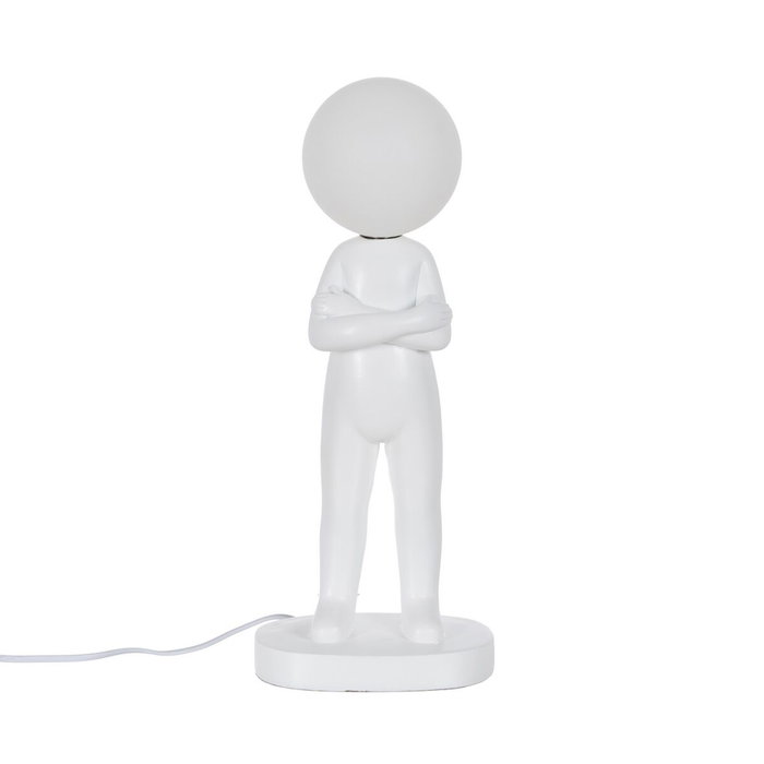 Ixia Lámpara de Mesa Figura Blanco Resina Ixia Lámpara de Mesa Figura Blanco Resina