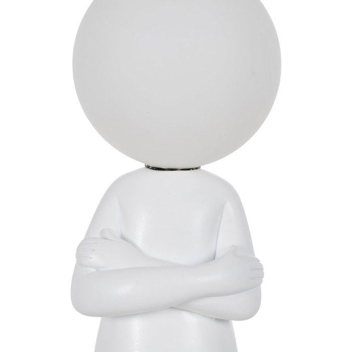 Ixia Lámpara de Mesa Figura Blanco Resina Ixia Lámpara de Mesa Figura Blanco Resina