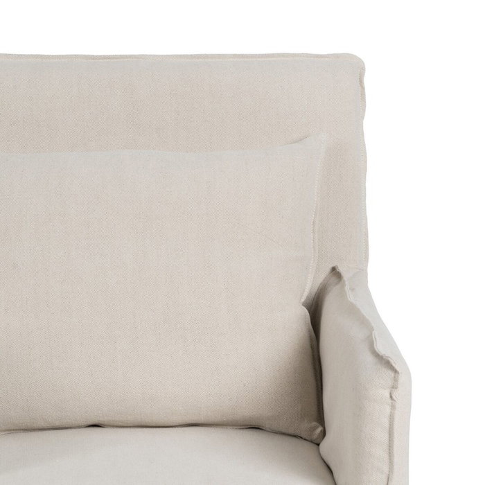 Ixia Sillón Crema Tejido-Madera Ixia Sillón Crema Tejido-Madera