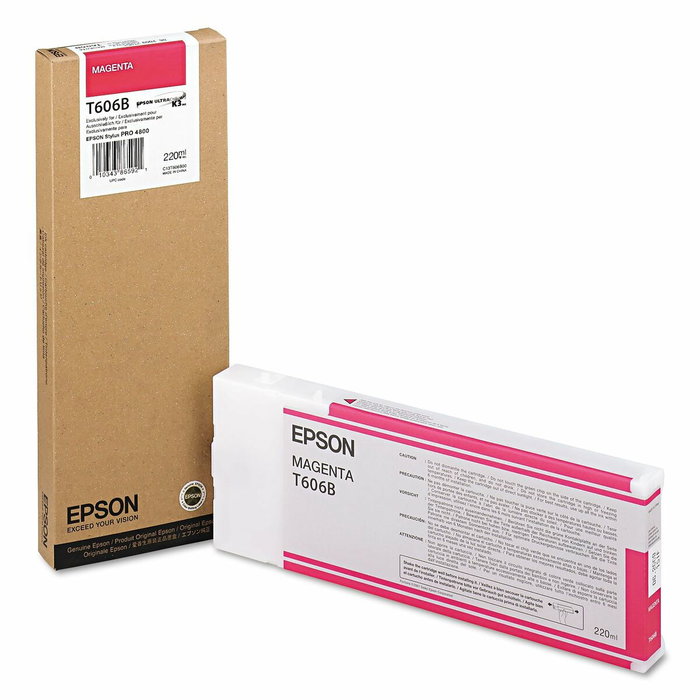 Epson Cartucho Magenta T606B00 de Alta Capacidad 220ml para Stylus Pro 4800