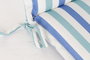 DKD Home Decor Cojín Silla Boho Azul Marino y Celeste 4 x 115 x 42 cm