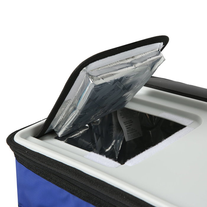 ATLETICO DE MADRID Bolsa Porta Alimentos Plegable 44.5x33x30.5 cm Ripstop con Revestimiento TPE y Tapa Rígida