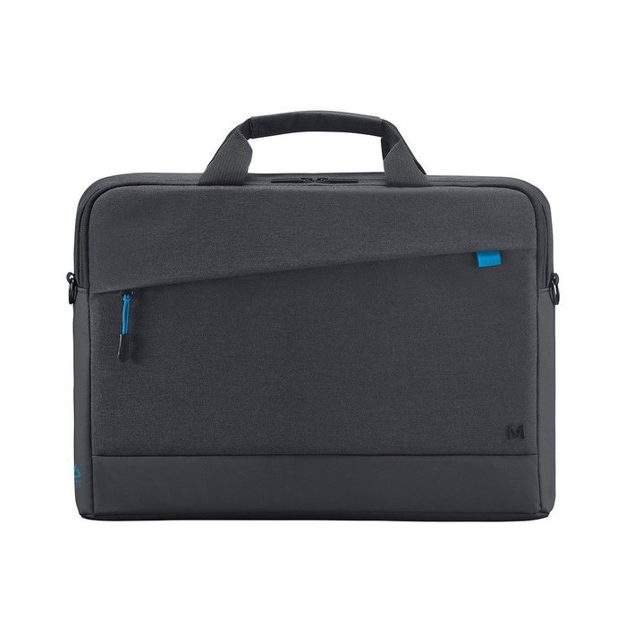 Mobilis 025028 Maletín Portátil 40,6 cm (16") Negro - Poliéster Reciclado, Resistente al Agua, Unisex, Tirante para Hombro