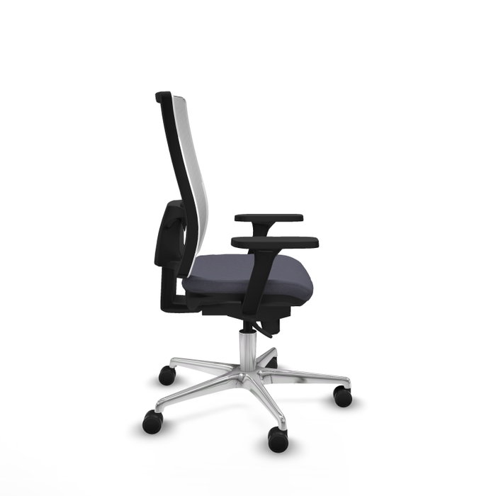 PIQUERAS Y CRESPO Silla de oficina Horna con mecanismo Sincro, Gris oscuro y Blanco PIQUERAS Y CRESPO Silla de oficina Horna con mecanismo Sincro, Gris oscuro y Blanco