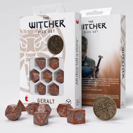 The Witcher Pack de Dados Geralt The Monster Slayer (7)