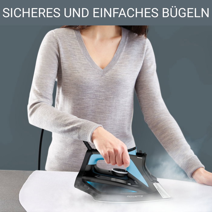 Rowenta DW5310 Focus Excel Plancha a Vapor Negro/Azul