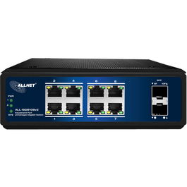 ALLNET ALL-SGI8108v2 Switch Industrial 8 Puertos Gigabit Ethernet + 2 Puertos SFP
