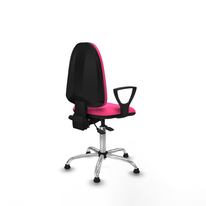 PIQUERAS Y CRESPO Silla de oficina Aýna Rosa con mecanismo Asincro