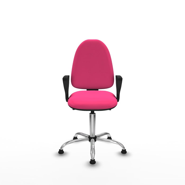 PIQUERAS Y CRESPO Silla de oficina Aýna Rosa con mecanismo Asincro
