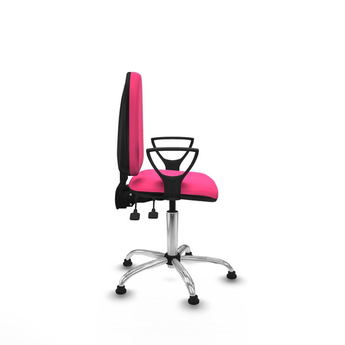 PIQUERAS Y CRESPO Silla de oficina Aýna Rosa con mecanismo Asincro
