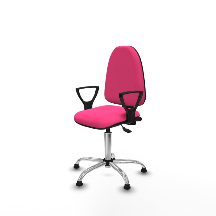 PIQUERAS Y CRESPO Silla de oficina Aýna Rosa con mecanismo Asincro