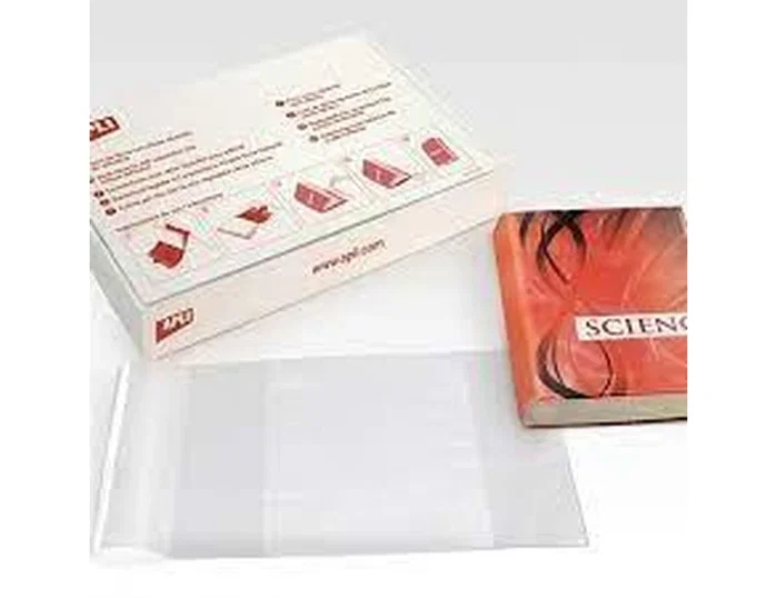 Apli Forro de Libros con Solapa Ajustable 285 mm 75 Micras, Caja de 100 Unidades