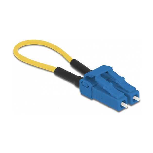 DeLOCK Adaptador de loopback de fibra óptica LC/UPC Singlemode azul DeLOCK Adaptador de loopback de fibra óptica LC/UPC Singlemode azul