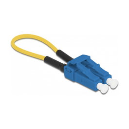 DeLOCK Adaptador de loopback de fibra óptica LC/UPC Singlemode azul