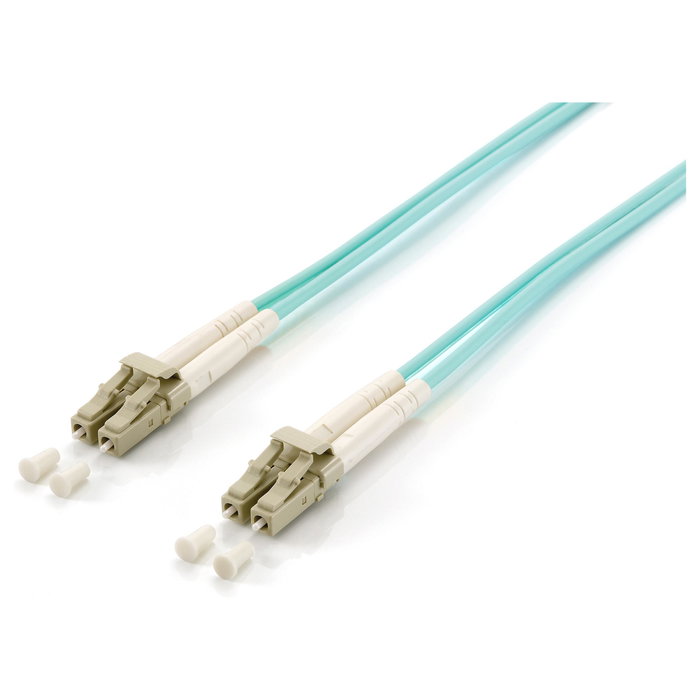 EQUIP Cable de fibra óptica OM3 Multimode Duplex LC-LC 1,5 m Aguamarina EQUIP Cable de fibra óptica OM3 Multimode Duplex LC-LC 1,5 m Aguamarina