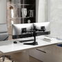 Aisens Soporte de Mesa para 2 Monitores/TV 17-35 Pulgadas, Negro