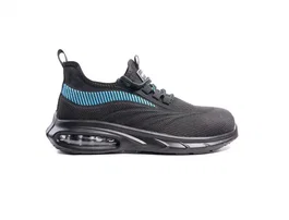 Safetop Zapatos de seguridad Combio Sport tejido poliéster 3D talla 41 negro/azul