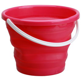 Je cherche une Idee Cubo Plegable 10 L Plástico y Silicona Colores Surtidos Ideal para el Hogar y Exterior